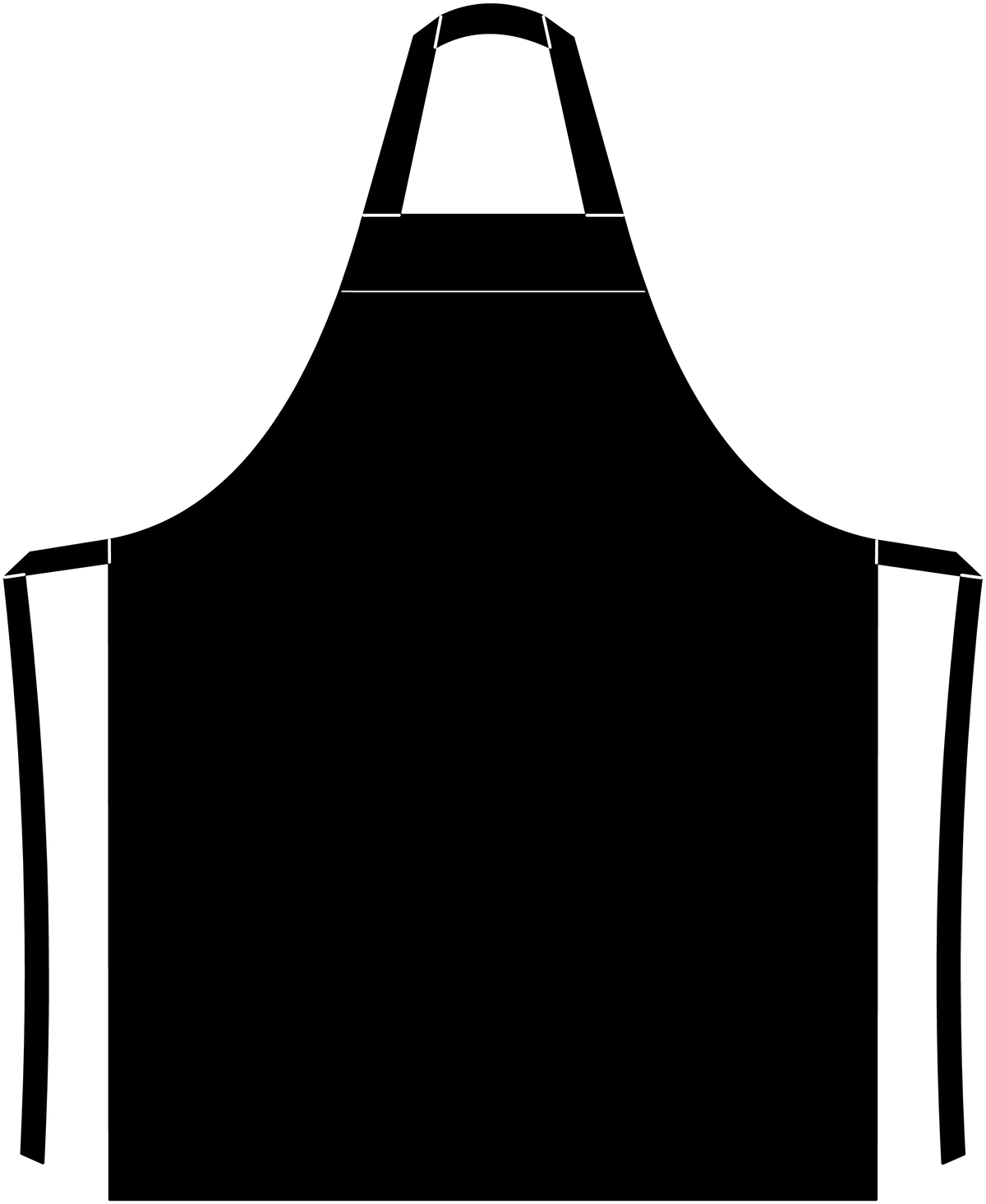 Halterschort zwart