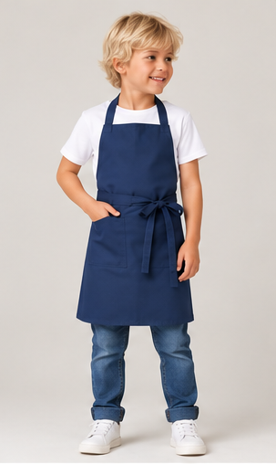 Kinderschort marine gedragen door kindermodel